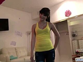 How does Little Bailey handle this close-up pounding?