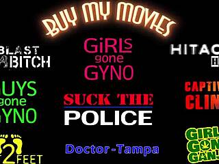 Erste Gyno-Untersuchung für Ava Siren & Angel Santana bei Doktor Tampa & Schwester Aria Nicole mit behandschuhten Händen von Girlsgonegynocom