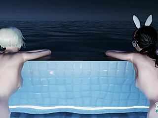 anime escort felicia shows small tits