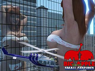 Big apple small 18+ gesture episode 1 in 3d comics cartoon sex.