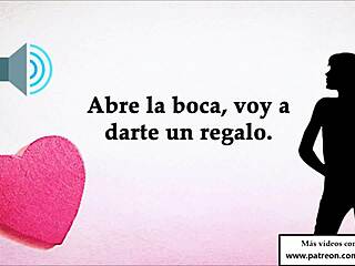 Joi tied slave jerks off on valentine's