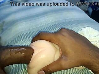 Putting Cock In Doll In Gay Sex Scene