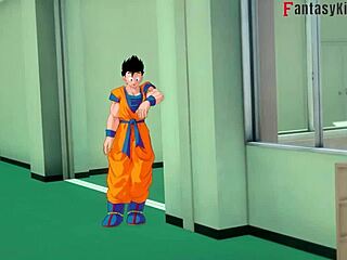 Dragon Ball Zex 2: Avventure Sessuali di Gohan al College in Fantasia Hentai