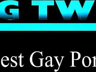 Hot twink gets fucked hard in gay orgy group