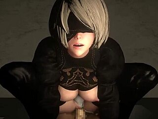 Experience the future of sex with a machine in 2b sexbot mode