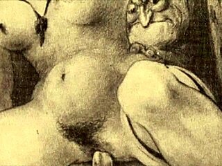 Hey, check out these vintage erotic illustrations from way back!