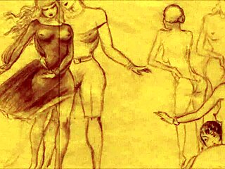 Hey, check out these vintage erotic illustrations from way back!