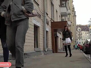 Jeny Smith's public miniskirt spin creates a reality show