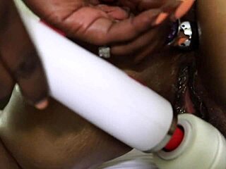 Kinky Ebony Lesbians Finger Spank and Fuck Ass