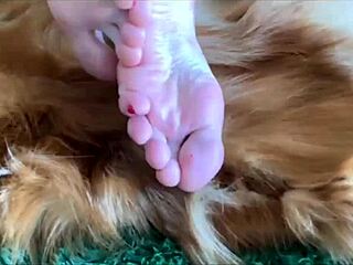 Beautiful soles and toes with a foot fetish mistress