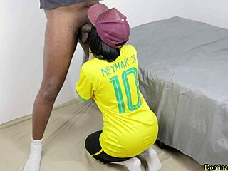 passive crossdresser moans on black dick