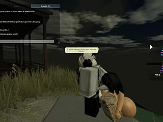 Hot milf gets her ass fucked hard in Roblox porn tube