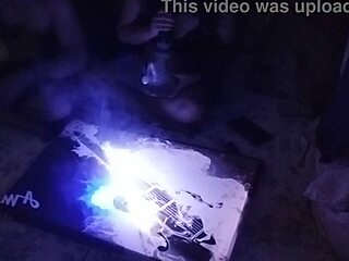 Dirty talking amateur MILF enjoys big cock in this video