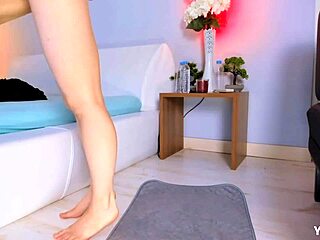 Big Tits Girl Spreads Legs While Masturbating with Vibrator