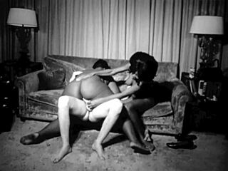 Very Rare Vintage Interracial Threesome, So Hot!