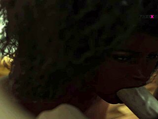 Latisha Gives Blowjob to Alex While Studying