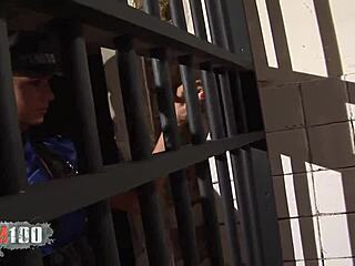 Two skinny blonde babes fuck hard in stockings and fishnets!