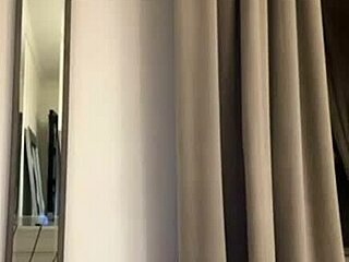 Teen Alessandra in glasses learns to bounce her boobs