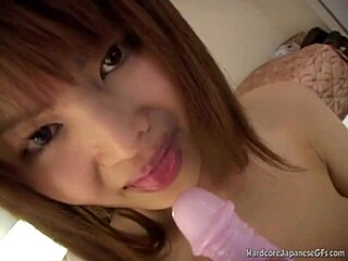 Japanese Babe, Are You Ready To See Her Masturbate With Vibrator?