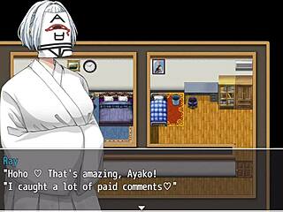 Woman chats strangers online, shows big tits and ass?