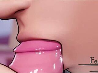 erica completely lost her shame in this 3d anime