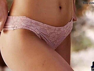 Wow, Russian milf model stuns naked in nature!