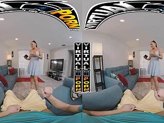 Virtual Porn: Doing Fucking Chores With Stepmom Carmela Clutch In POV VR