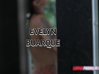 Tattooed Brunette Evelyn Buarque Takes Cum In Mouth
