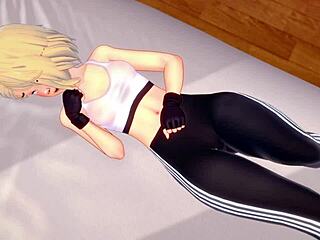 Spider Gwen Sweaty After Workout Craves Licking Cock in Adult Version