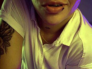 Pretty girl in panties kisses and rides in doggystyle assplay.