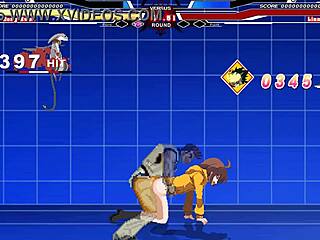 Mugen animation: Dongwan vs. Rhino in a hardcore scene