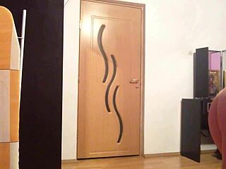 The nasty macarena dances in bedroom solo