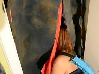 tattooed girl reaches orgasm during session