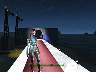 Fallout 4 Fashion Meets Cyberpunk 2077 in Anime Style