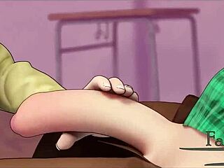 erica completely lost her shame in this 3d anime