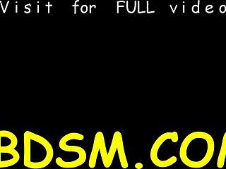 hey, this brunette babe masturbates daily with bdsm toys