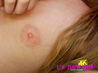 Teen student flaunts perfect body in 4k