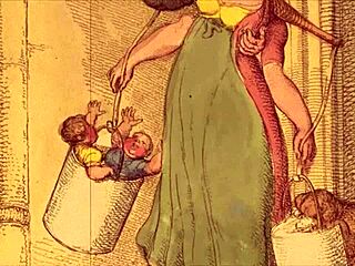 vintage erotic sketches in classic cartoon style