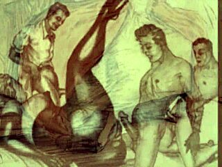 Uh, adică, aceste desene erotice vechi din vremuri vintage, ca desene animate retro și chestii anime