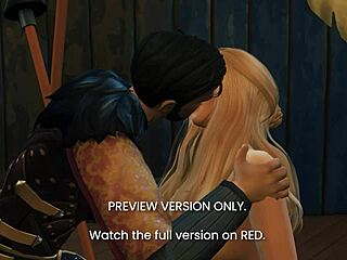 The mighty viking 3d hentai preview with naughty cartoon sex