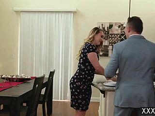 Hot Milf Massages Perverted Lawyer's Big Cock