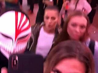 Amateur festival fun with friends and with anal sex and a celebrity guest