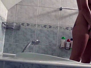 camilla moon teases pussy in bathroom play