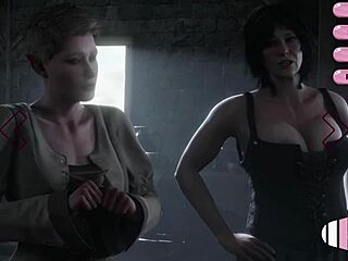 动画ふたなり兽人女孩激烈肛交支配射精