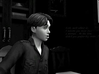 In Sims 4 parody, milf gets fucked on Christmas with big tits.