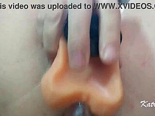 Pussy flows as it feels the cock thrusting inside