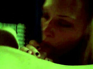 Blonde whore sucks monster cock with ring, tell me you love me while I fuck you.