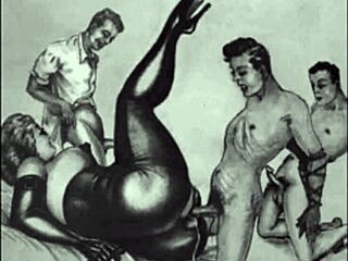 uh, i mean, these old erotic drawings from vintage times, like retro cartoons and anime stuff