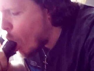 Intense BBC Blowjob with Monster Cock!