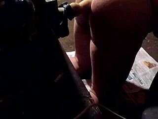 Detailed Butt Fucking Scene with Thin Dildo in Gay Anal Action